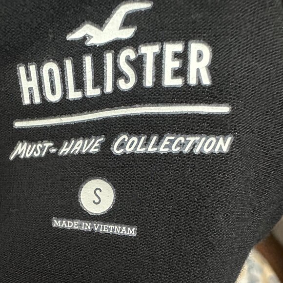 HOLLISTER LADY'S BLACK LONG SLEEE BLOUSE (S) - Picture 14 of 14